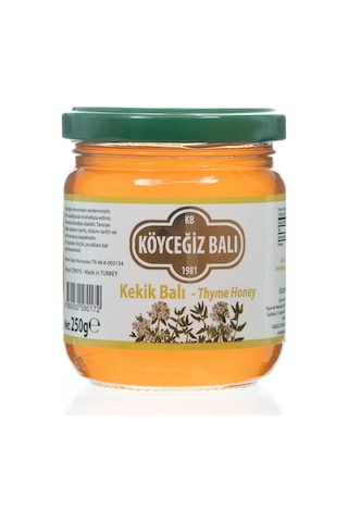 Köyceğiz Balı Kekik Balı Cam Kavanoz 250 G