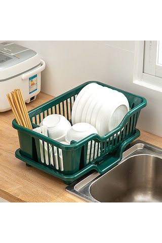 Springsun Mutfak Tezgahı Sulama Tabak Sepeti - Mavi Kalın Tip Küçük Boy, Besteçiler Ve Besteçiler İçin Organize Depolama Çözümü Diğer