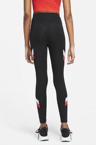 Nike Dry Performance One Tight Renk Bloklu Çizgili 7/8 Kadın Taytı Çok Renkli