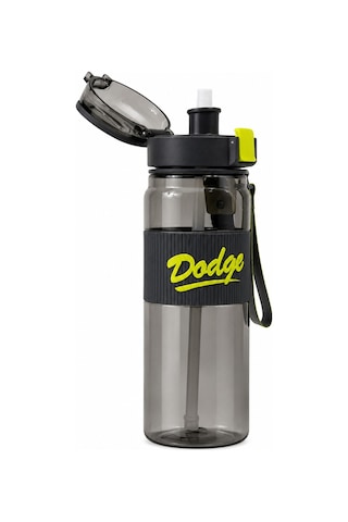 Dodge Silikon Kemerli Trıtan Matara Siyah 850 Ml.
