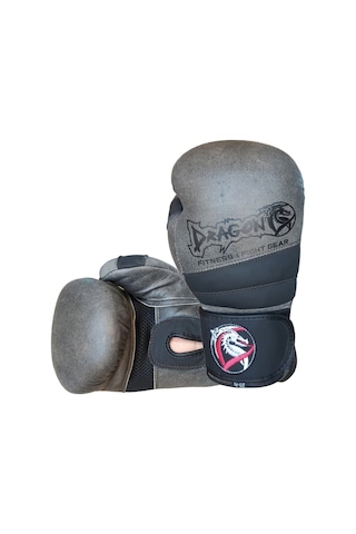 Dragondostore Dragon 30211-L Antique Hakiki Deri Boks Eldiveni