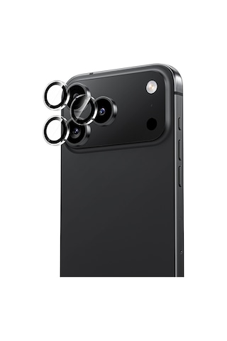 Apple Uyumlu iPhone 17 Pro Max Benks Ar Glass Warrior Premium Cam Kamera Lens Koruyucu Şeffaf