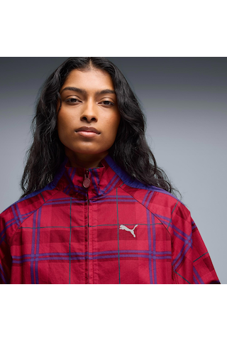 Puma T7 Tartan Kadın Kırmızı Ceket 636628-23