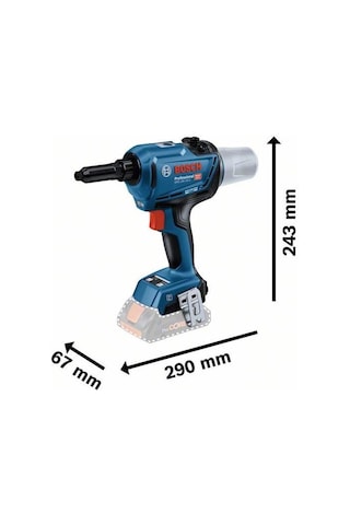 Bosch Grg 18v-16 Tek Akülü Perçin Makinası 8 Amper Bez Çantalı