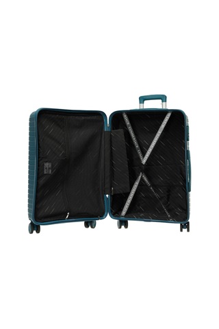 Lumberjack Parıs -b Pp 5pr Petrol Unisex Büyük Boy Valiz Mavi