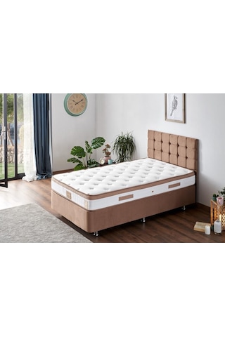 Nironyatak Latte 120X200 Bir Buçuk Kişilik Yatak Full Ortopedik Sert Yatak