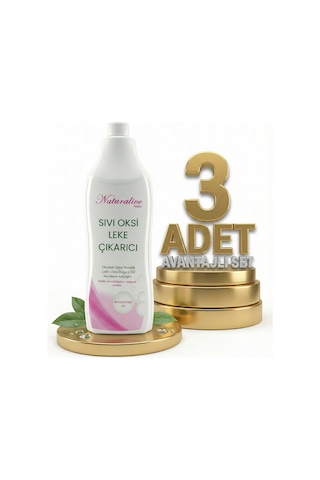 Naturalive Sıvı Oksi Leke Çıkarıcı 3x1000 Ml Naturalive Sıvı Oksi Leke Çıkarıcı 3x1000 Ml