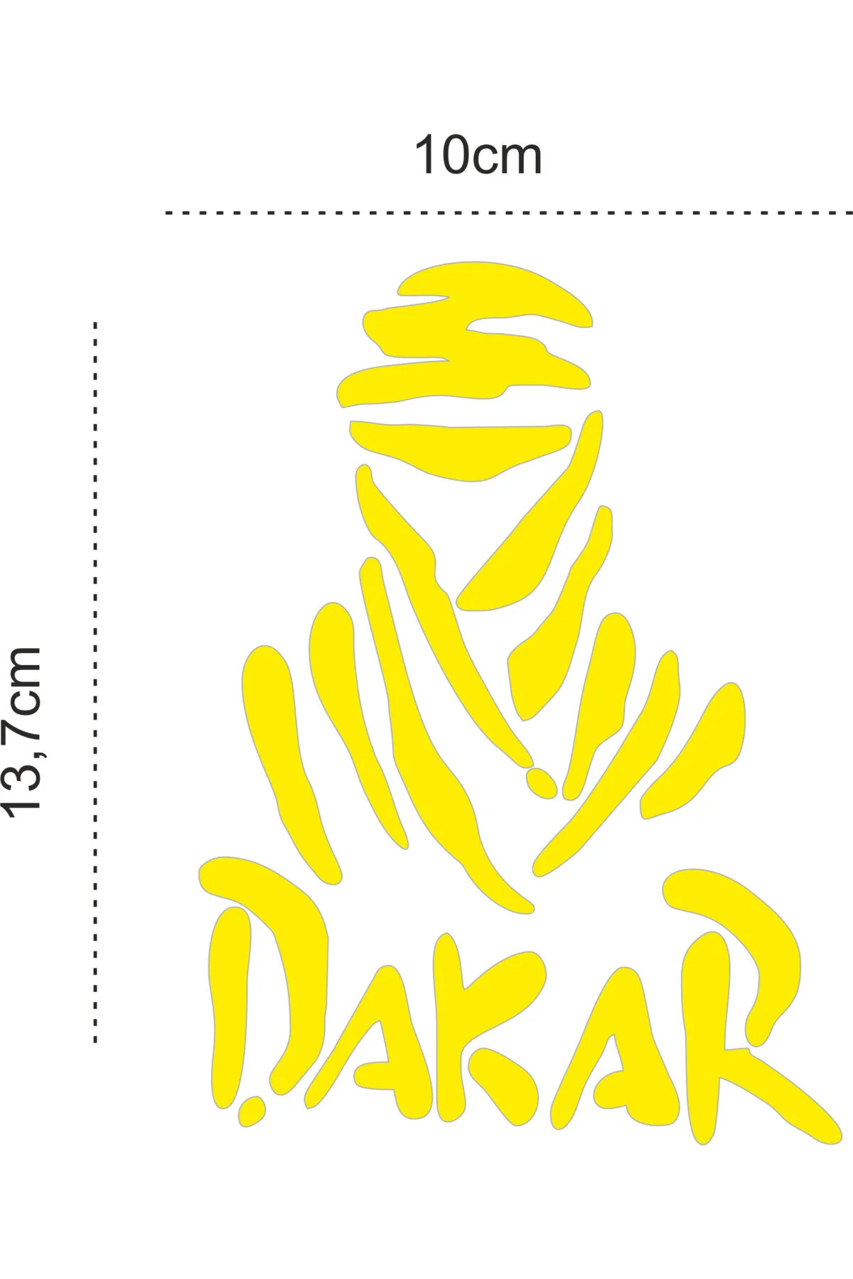 Dakarsticker Beyaz Universal