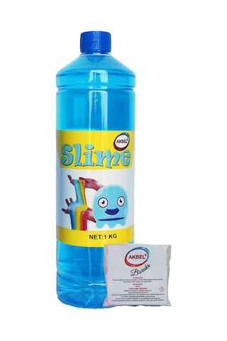 Akbel Zıp Zıp Şaka Hamuru Mavi 1 KG + Boraks