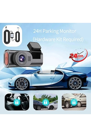 Vtn-d28 4k Wifi Çift Kameralı Araç Kamerası Gece Görüşlü G-sensörlü Dash Cam 170 Derece