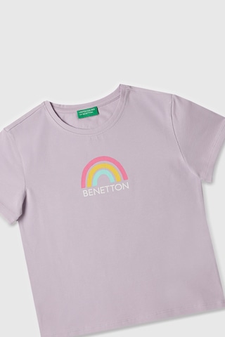 United Colors Of Benetton Benetton Kiz Cocuk Tisort Lila