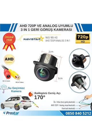 Ahd 720p Ve Analog Çevrilebilir 170 Derece Balıkgözü Geniş Açılı