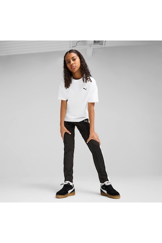 Puma Wardrobe Ess Genç Geniş Kesim Tişört 629895 02 Beyaz