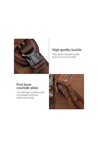 Wondernest Augur 8171 Multifunctional Canvas Chest Bag, Omuz Messenger Crossbody Bag, Ergonomic Design Altın