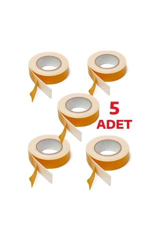 5 Adet Çift Taraflı Köpük Bant Güçlü Yapışkanlı Bant Diğer