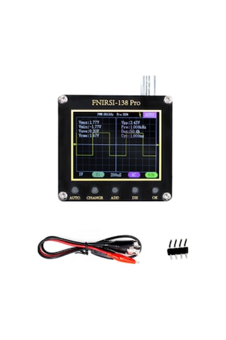 Mufunye Fnırsı 138pro El Tipi Dijital Osiloskop - 2.4" Ekran, Tek Tuşlu Otomatik Ayar, Pwm Kare Dalga Çıkışı, Üç Tetik Modu Pil Yok