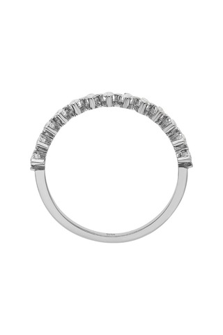 Sirius F Renk 0,20 Karat Pırlanta Yarım Tur Yüzük 0823R0195