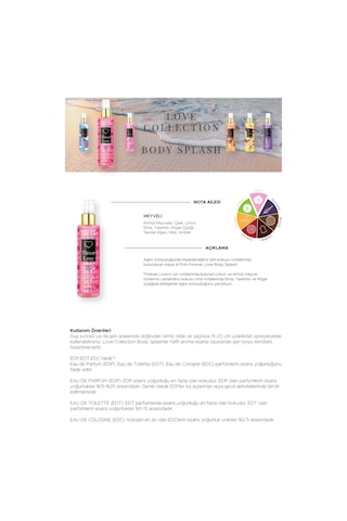 Aqua di Polo 1987 APCN001504 Forever Love Body Splash Kadın Vücut Spreyi 150 ML