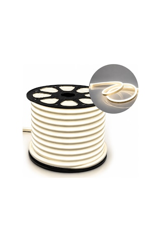Powermaster Pm-5289 Silikon Kaplama 12 Volt 100 Metre Günışığı 4000k Neon Led Şerit Aydınlatma