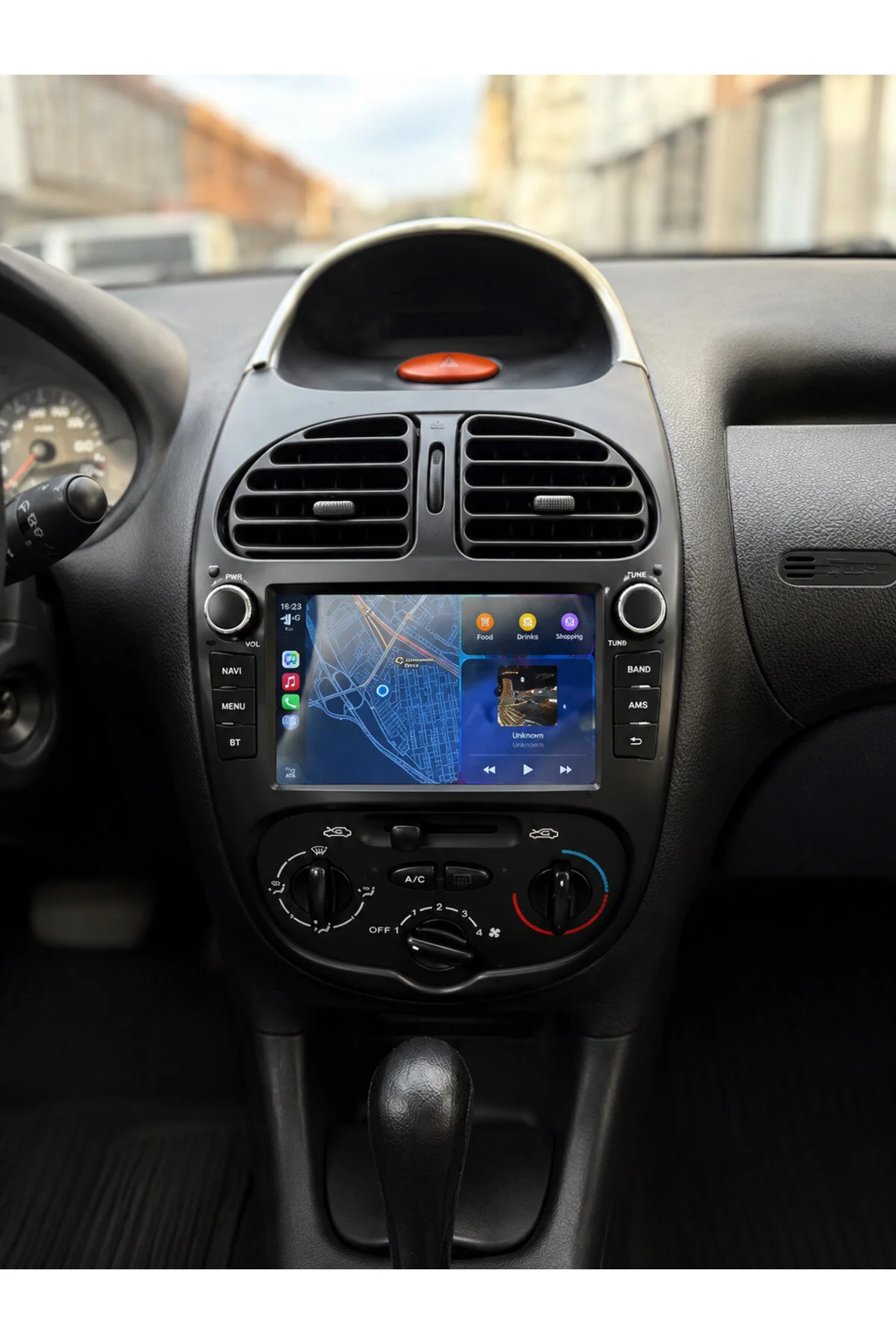 Peugeot 206 Görünüm Android Multimedia Carplay 4gb Ram 64gb Hafıza 8"