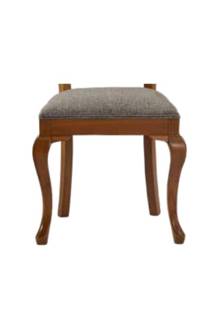 Bengimobilya Sandalye Zus013 Klasik Model Kayın Aslan Ayak Parlak Ceviz Kırçı