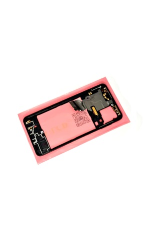 Tkgz - Samsung Galaxy Uyumlu A22 A225 4g Full Kasa Arka Kapak Batarya Kapağı - Siyah Çok Renkli