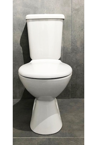 Creavit Pitta Alttan Çıkışlı Klozet Seti 4 Parça Basic Pp Kapak