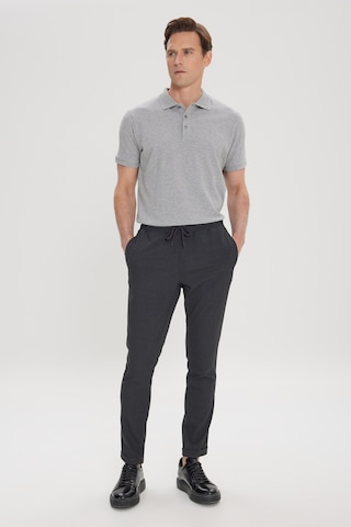 Ac&Co / Altınyıldız Classics Slim Fit Dar Kesim Beli Bağlamalı Yan Cepli Erkek Pantolon - Antrasit