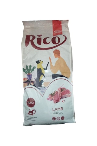 Rico Kuzu Etli Yetişkin Köpek Maması 15 KG