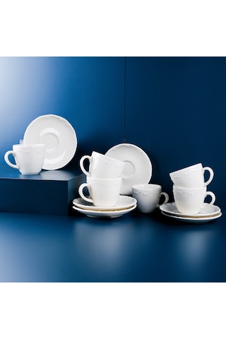 Tulu Liana 6 Kişilik Türk Kahve Fincan Takımı 90 Ml