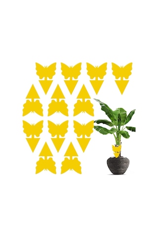 Mufunye Bitki Saksıları İçin Atrapa, Bitki Haşere Kontrolü, Tek Kullandım Atık, 8cm 13cm, Kauçuk+kağıt Malzeme