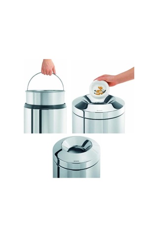 Brabantia Çöp Kutusu Alev Korumalı 30 Lt Parlak Çelik 287527