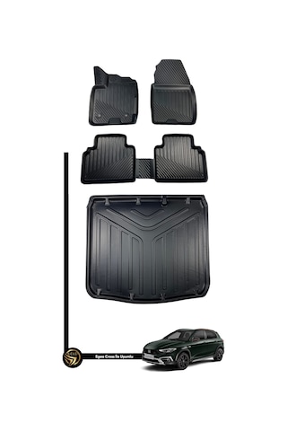 Fiat Egea Cross 3d Havuzlu Paspas + Bagaj Havuzu Ikili Set