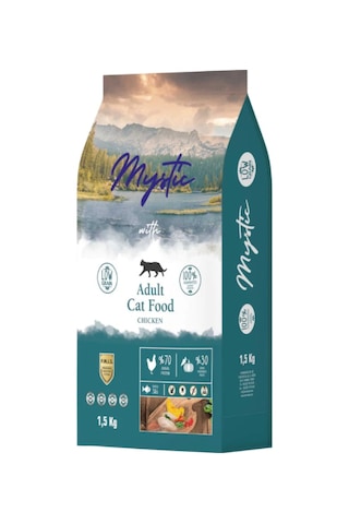 Mystic Tavuklu Az Tahıllı Yetişkin Kedi Maması 1500 G Mystic Tavuklu Az Tahıllı Yetişkin Kedi Maması 1500 G