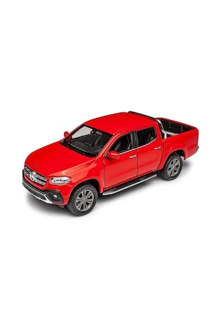 Welly Koleksiyon 1 / 24 Ölçek Mercedes X Class Kırmızı Arazi Aracı Model Metal Araba Çok Renkli