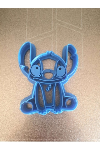 Sevimli Stitch Karakteri Figürlü Film Temalı Kurabiye Kalıbı Hamur Şekillendirici Çok Renkli