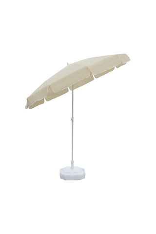 Ods Plaj Şemsiyesi 180/8 Bidonlu - Krem Krem