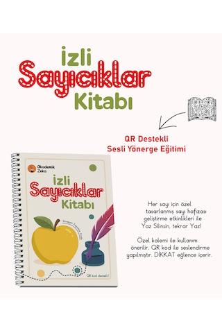 6 Yaş Etkinlik Seti 6 Kitap 203 Etkinlik - İzli Abc Ve Sayıcıklar seti