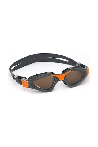 Aqua Sphere Kayenne Polarize Cam - Gri/Turuncu Yüzücü Gözlüğü Gri