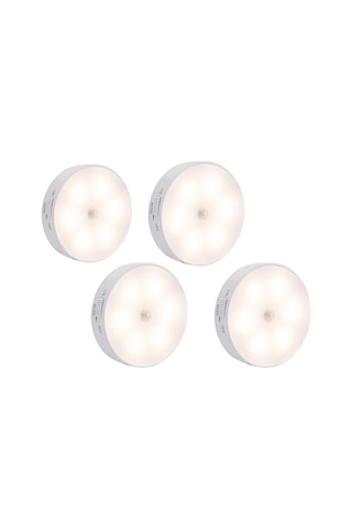 Unichrome PIR Hareket Sensörlü USB Şarj Edilebilir Dolap İçi Lamba 4 Adet