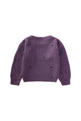 Selanik Triko Kazak 2-8 Yaş Mor Mor