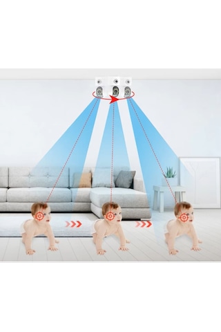 Konyax Çift Lensli İç Mekan Wi-fi Kamera