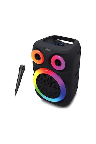 Auris Kln200 25w 8 İnç Mikrofonlu Rgb Bluetooth Hoparlör