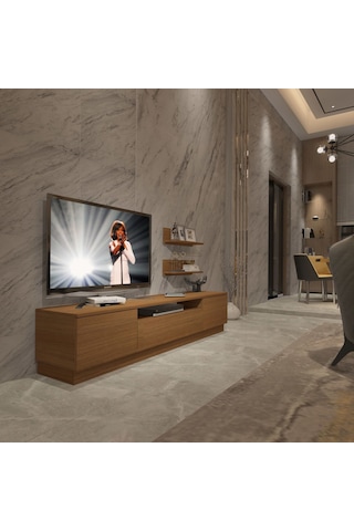 Decoraktiv Trendstyle 4s Mdf Tv Ünitesi Tv Sehpası Ceviz
