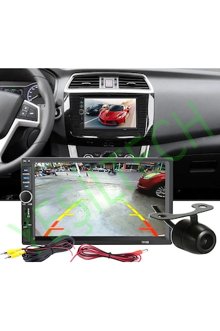 Exvol Oto Teyp 7 İnc+park Kamerası Mp5 Bluetoth Usb Mp3 Mp4