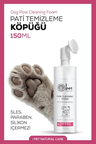 Kedi Köpek Pati Temizleme Köpüğü Fırçalı Pati Temizleyici, Hızlı Temizlik