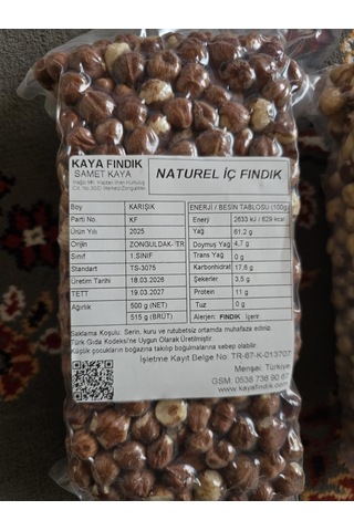 Çiğ Fındık 500 Gr 500 G