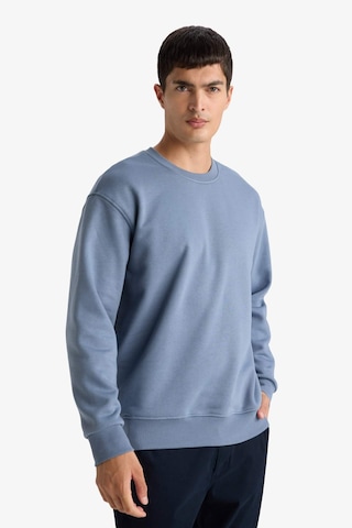 Defacto Relax Fit Bisiklet Yaka Kalın İçi Yumuşak Tüylü Basic Düz Sweatshirt T5139az25augr171 Gri