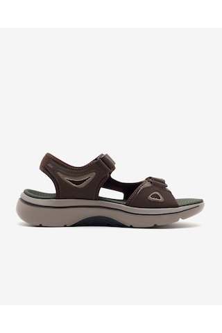 Skechers Go Walk Arch Fıt 2.0 Sandal Erkek Kahverengi Sandalet 229309 Brn Kahverengi