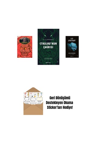 Dunwich Dehşeti + Cthulhu'nun Çağrısı + Delilik Dağlarında + Okuma Sticker'ları